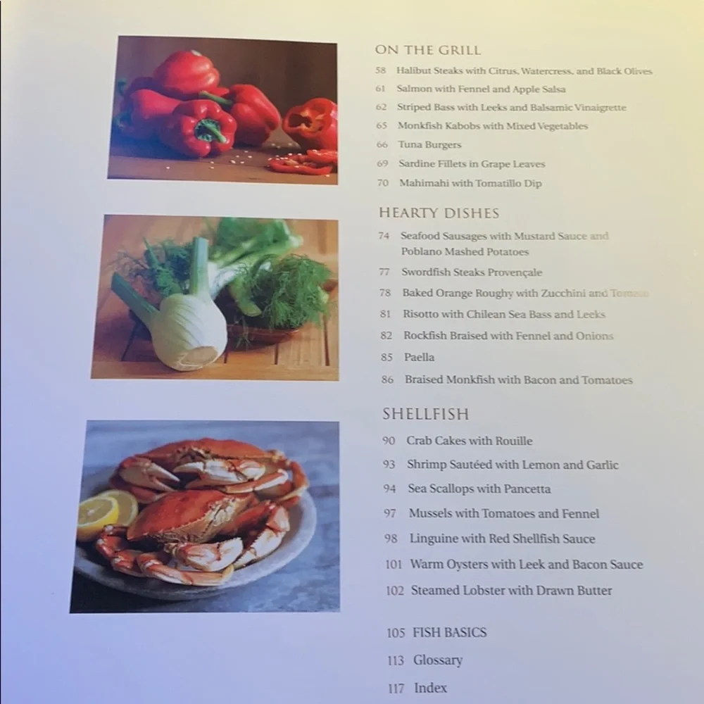 Williams Sonoma Fish cookbook